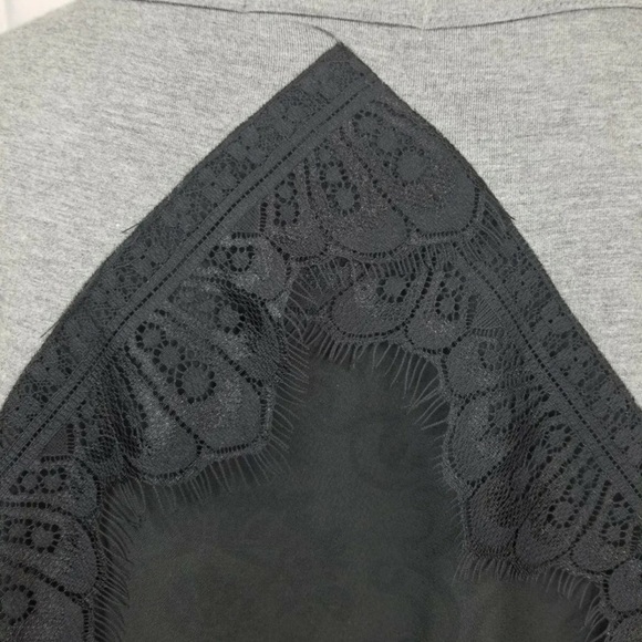 Long Sleeve Stretch Top with Knit Lace Back - Picture 9 of 16